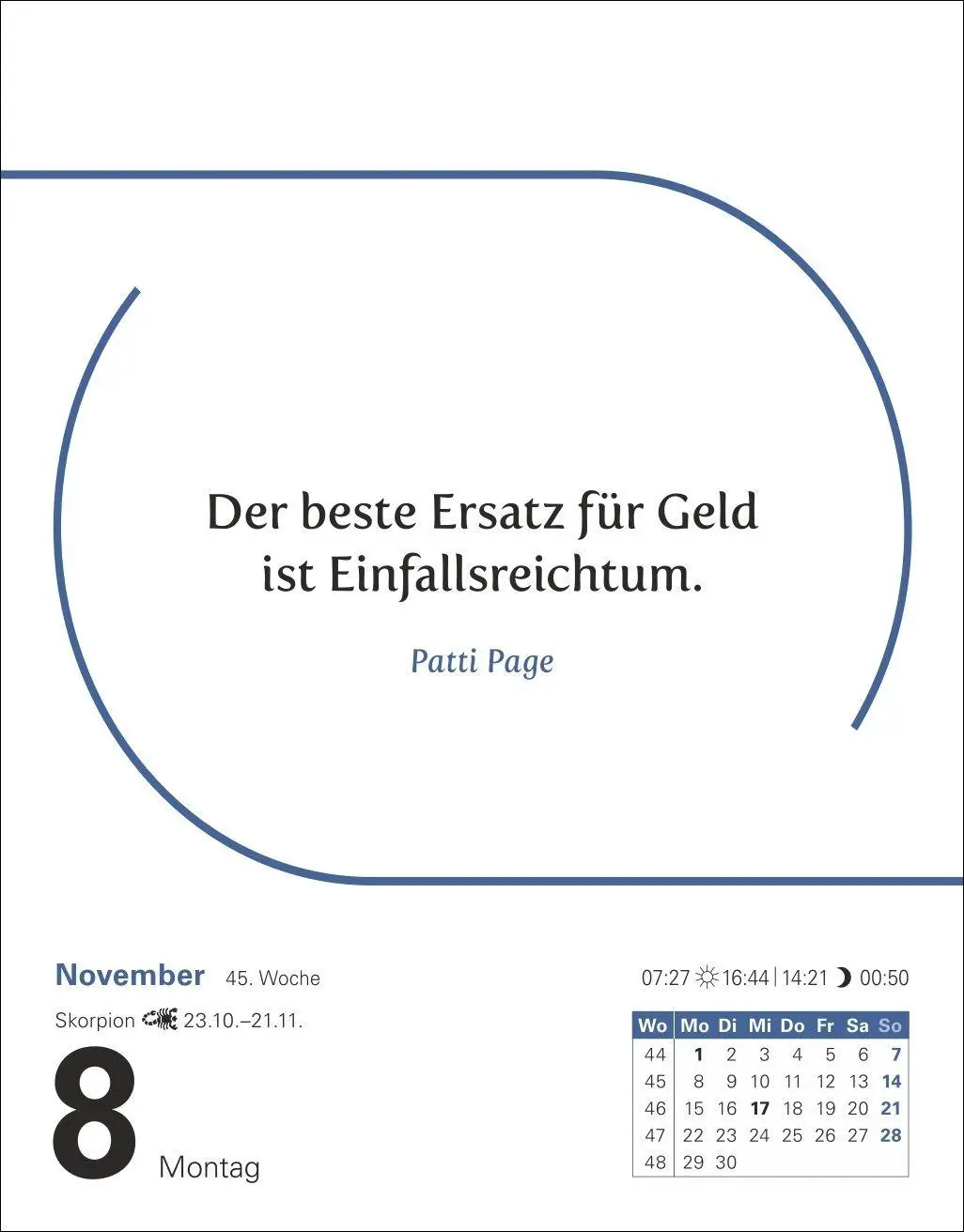 Bild: 9783840038532 | Zitate Tagesabreißkalender 2027 | Berthold Budde | Kalender | 648 S.
