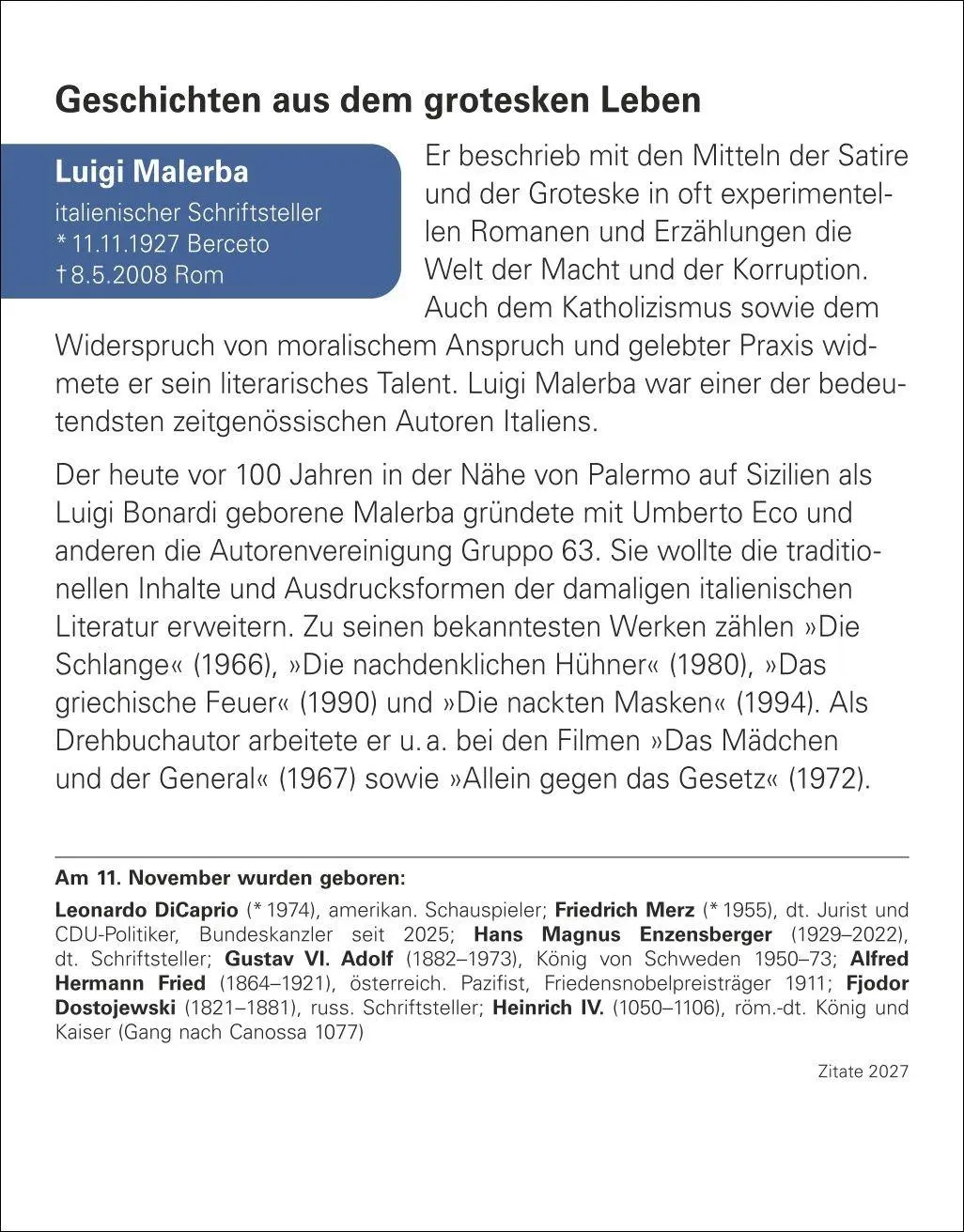 Bild: 9783840038532 | Zitate Tagesabreißkalender 2027 | Berthold Budde | Kalender | 648 S.