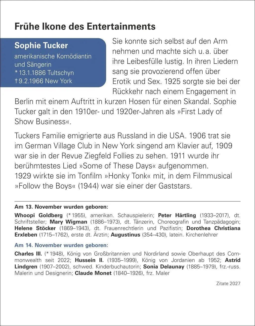 Bild: 9783840038532 | Zitate Tagesabreißkalender 2027 | Berthold Budde | Kalender | 648 S.