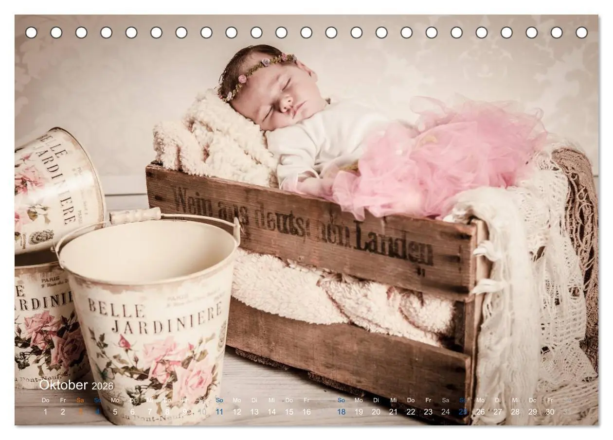 Bild: 9783516088632 | Baby - süße Träume (Tischkalender 2026 DIN A5 quer), CALVENDO...