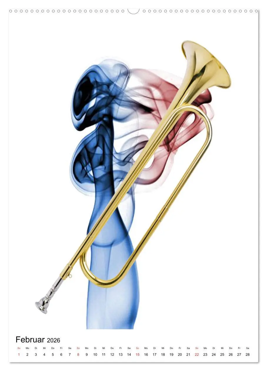 Bild: 9783516398632 | Musik Blasinstrumente (hochwertiger Premium Wandkalender 2026 DIN...