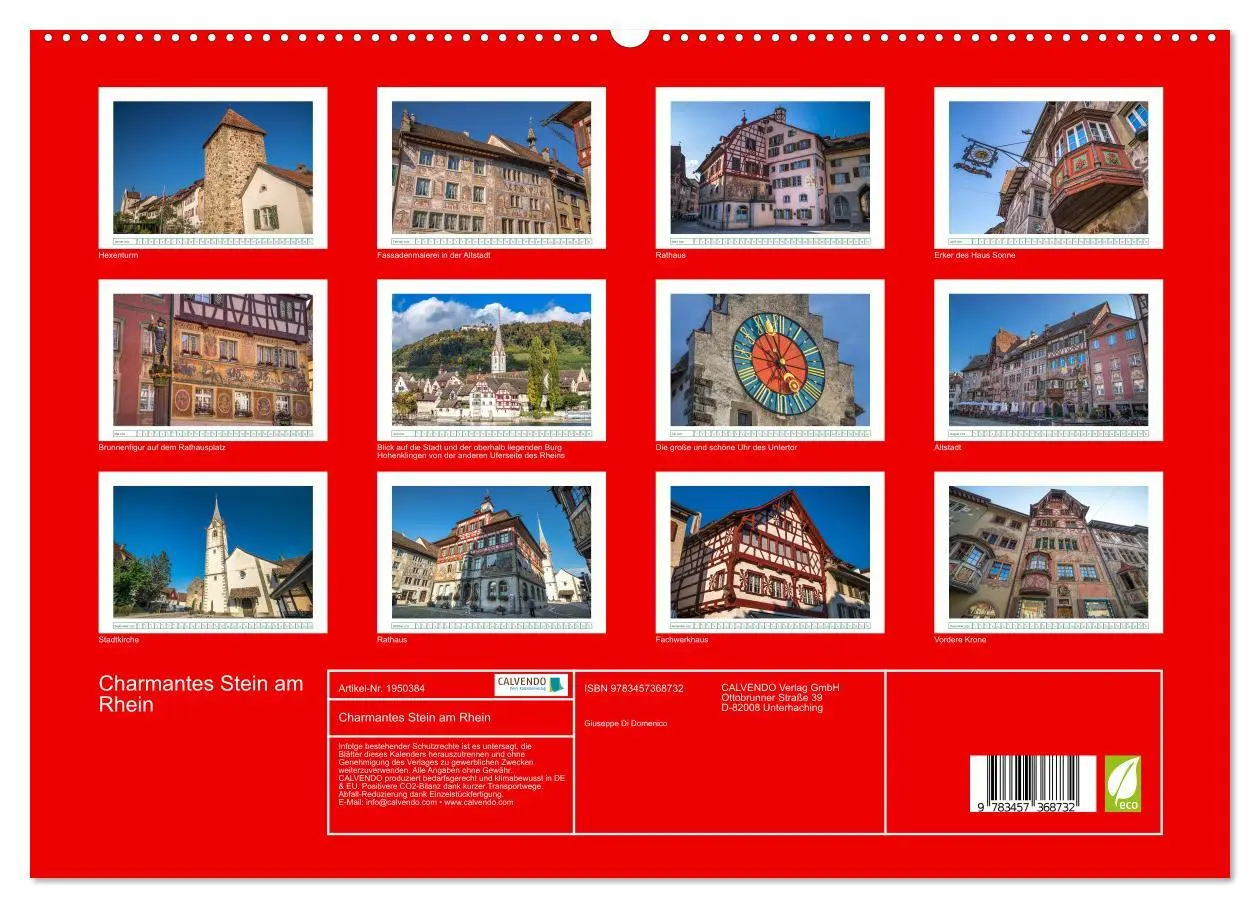 Bild: 9783457368732 | Charmantes Stein am Rhein (hochwertiger Premium Wandkalender 2026...