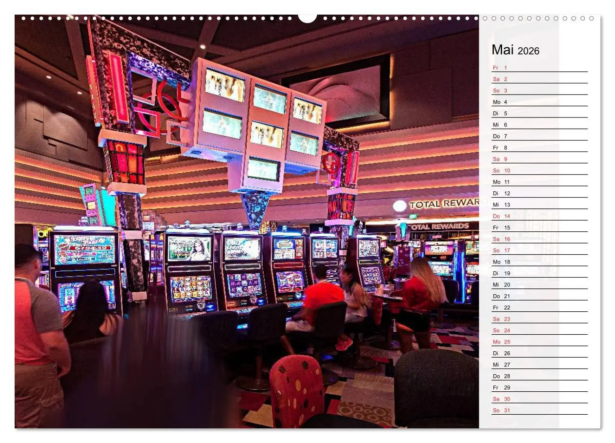 Bild: 9783457988732 | Las Vegas - Die bunte Welt der Casinos (Wandkalender 2026 DIN A2...