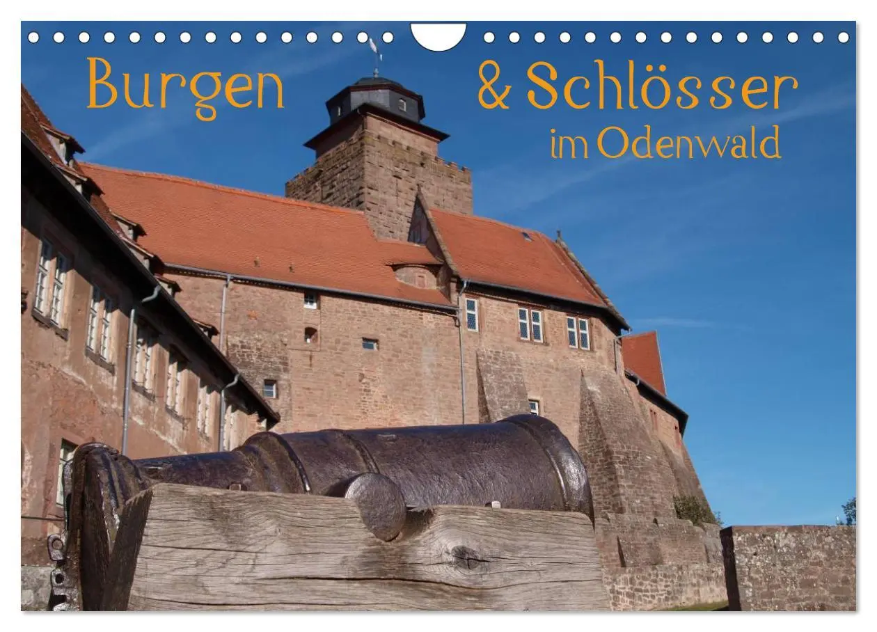 Cover: 9783516148732 | Burgen &amp; Schlösser im Odenwald (Wandkalender 2026 DIN A4 quer),...