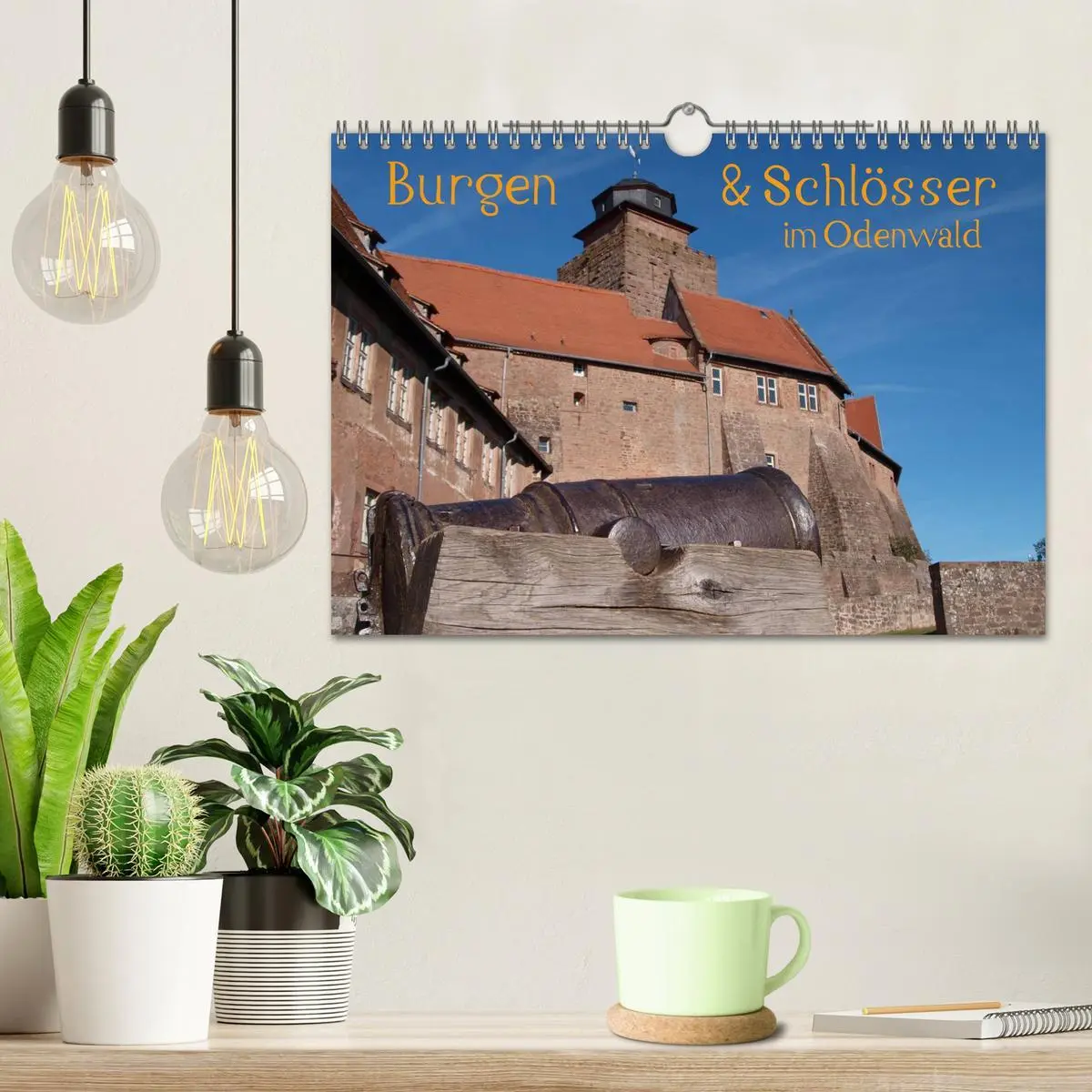 Bild: 9783516148732 | Burgen &amp; Schlösser im Odenwald (Wandkalender 2026 DIN A4 quer),...