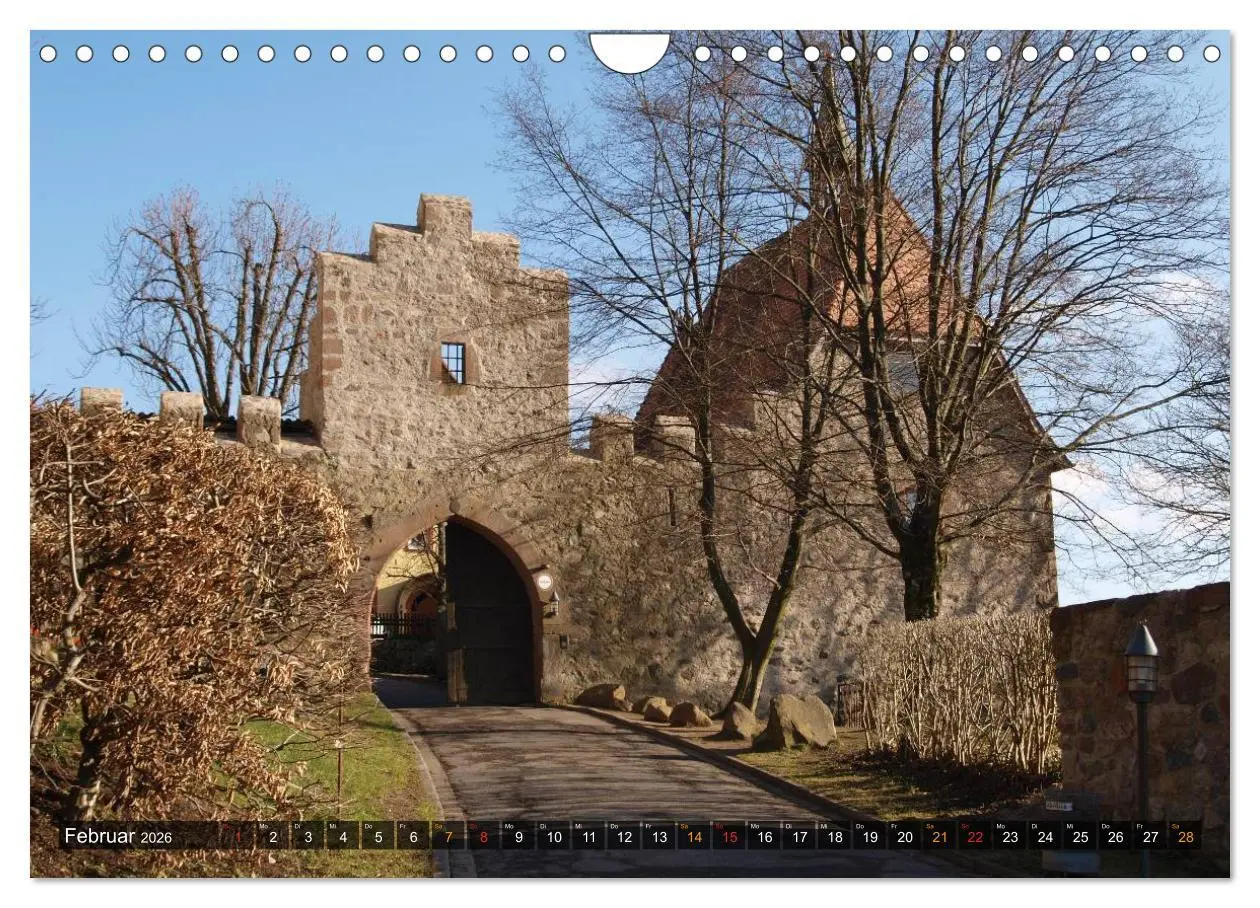 Bild: 9783516148732 | Burgen &amp; Schlösser im Odenwald (Wandkalender 2026 DIN A4 quer),...