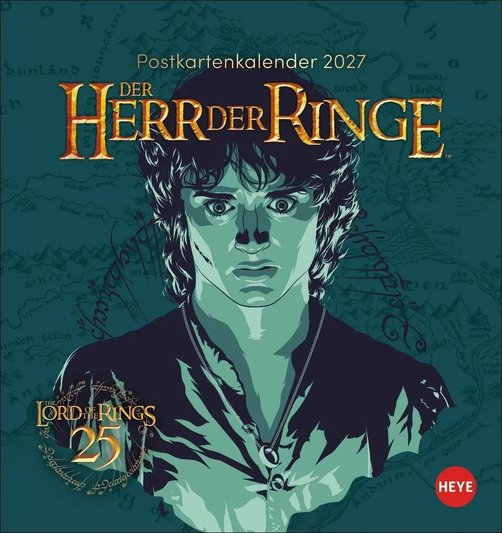 Cover: 9783756418732 | Herr der Ringe Postkartenkalender 2027 | Kalender | 13 S. | Deutsch