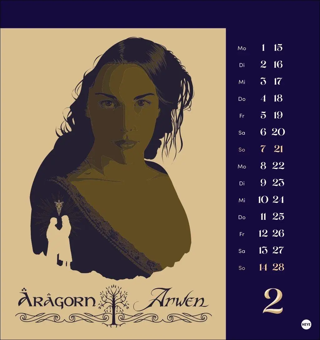 Bild: 9783756418732 | Herr der Ringe Postkartenkalender 2027 | Kalender | 13 S. | Deutsch