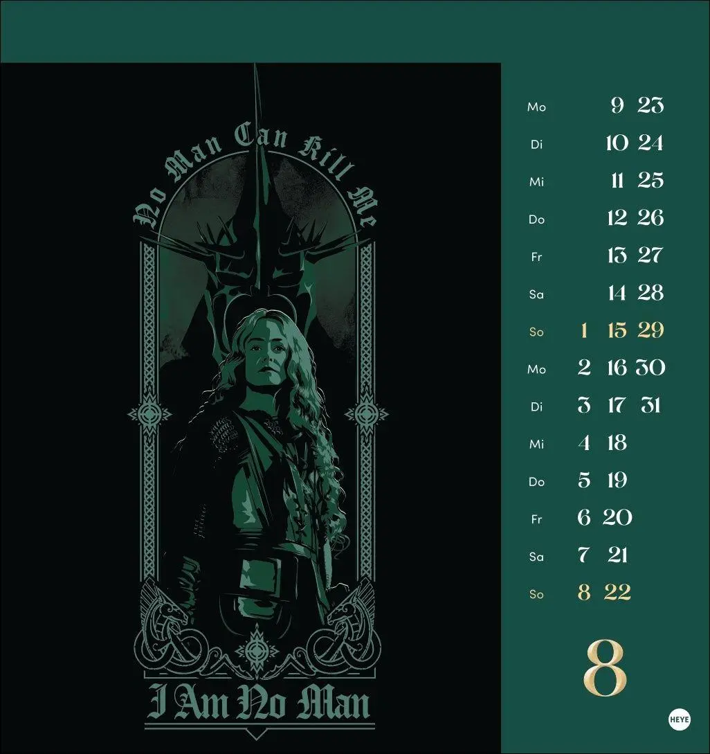 Bild: 9783756418732 | Herr der Ringe Postkartenkalender 2027 | Kalender | 13 S. | Deutsch