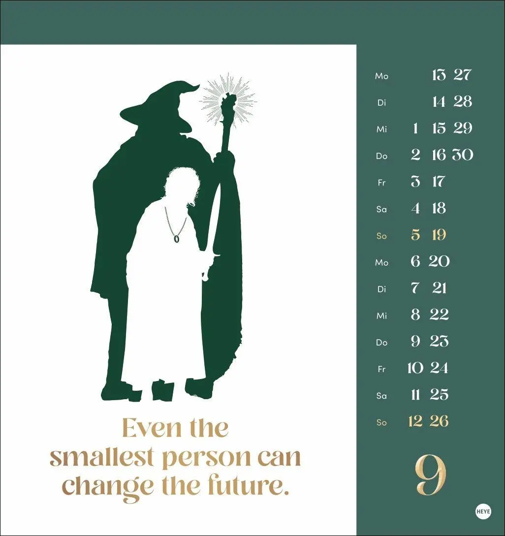 Bild: 9783756418732 | Herr der Ringe Postkartenkalender 2027 | Kalender | 13 S. | Deutsch