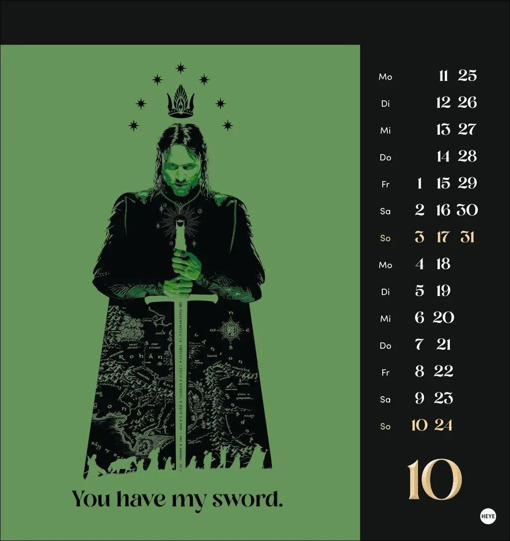 Bild: 9783756418732 | Herr der Ringe Postkartenkalender 2027 | Kalender | 13 S. | Deutsch