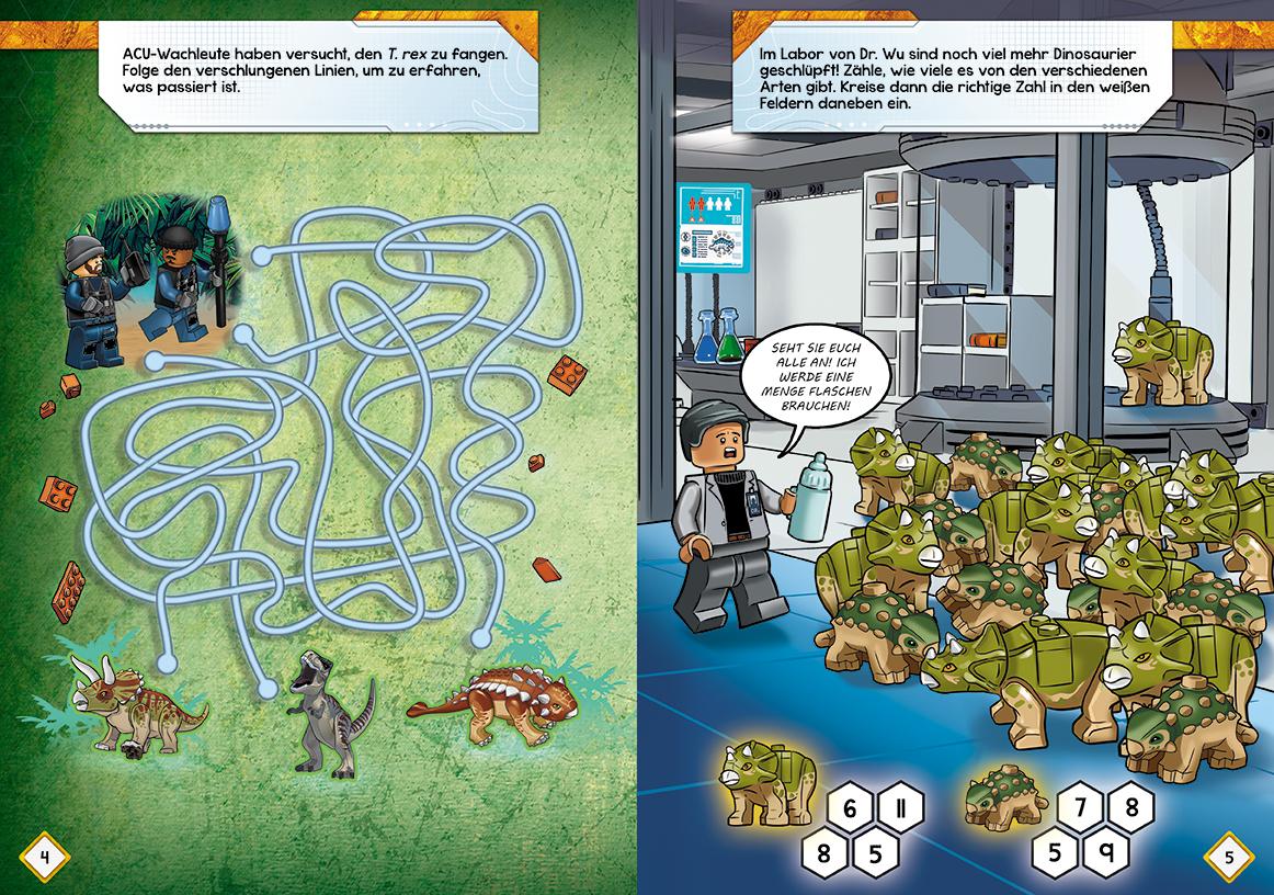 Bild: 9783960808732 | LEGO® Jurassic World(TM) - Rätselspaß für Jurassic-Fans | Taschenbuch