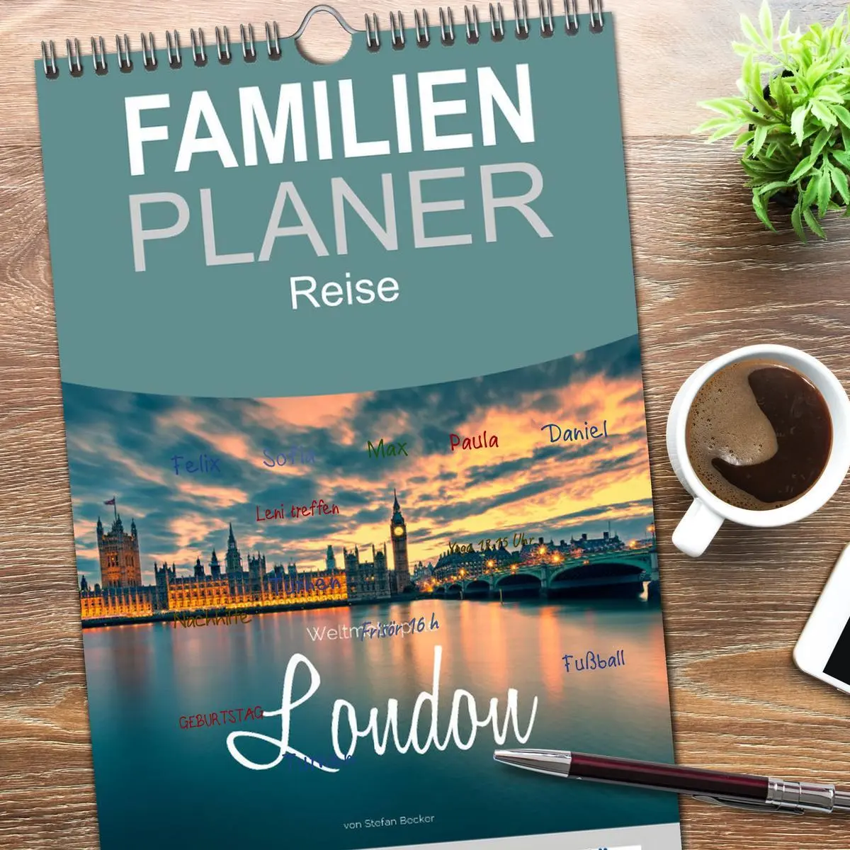 Bild: 9783516518832 | Familienplaner 2026 - Weltmetropole London mit 5 Spalten...