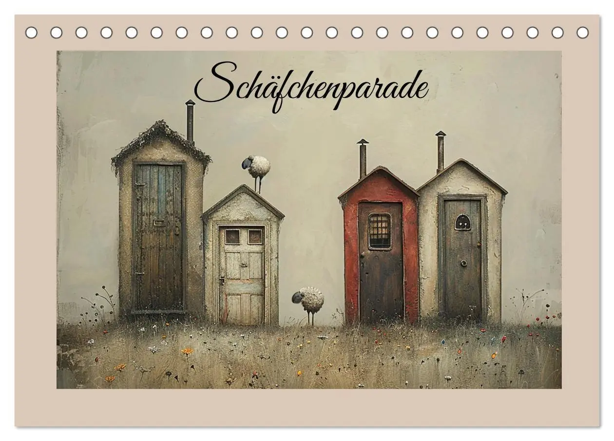 Cover: 9783569088832 | Schäfchenparade (Tischkalender 2027 DIN A5 quer), CALVENDO...