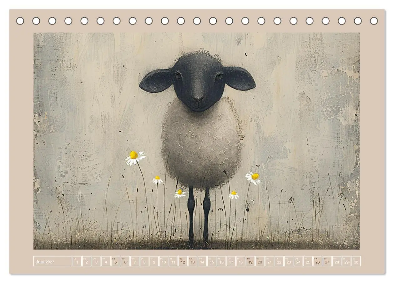 Bild: 9783569088832 | Schäfchenparade (Tischkalender 2027 DIN A5 quer), CALVENDO...
