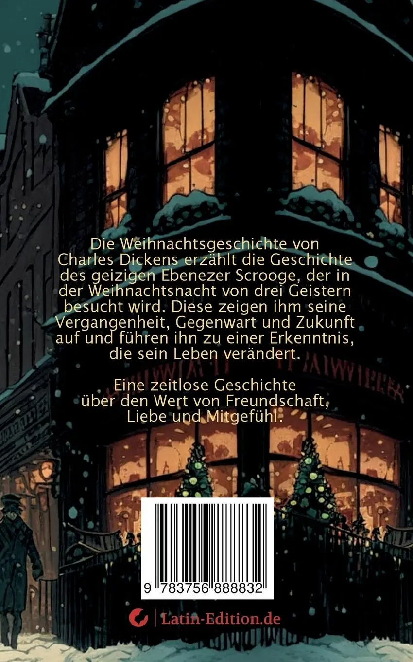 Rückseite: 9783756888832 | Eine Weihnachtsgeschichte | Charles Dickens | Taschenbuch | Paperback