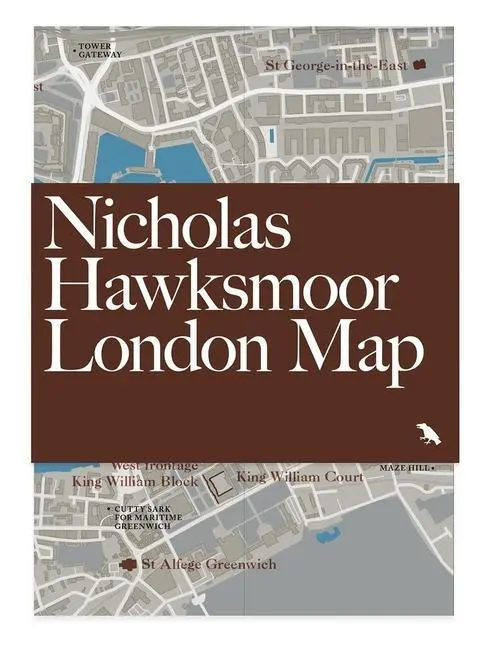 Cover: 9781912018932 | Nicholas Hawksmoor London Map | Owen Hopkins | (Land-)Karte | Englisch