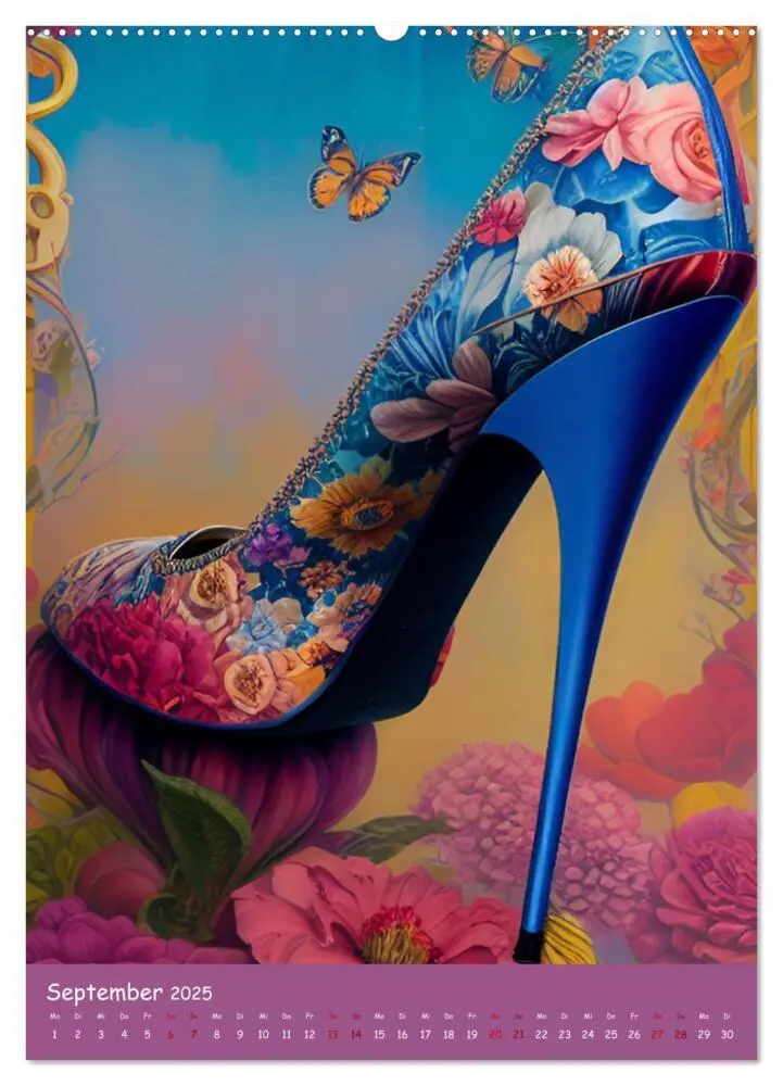 Bild: 9783435878932 | HighHeelArt (hochwertiger Premium Wandkalender 2025 DIN A2 hoch),...