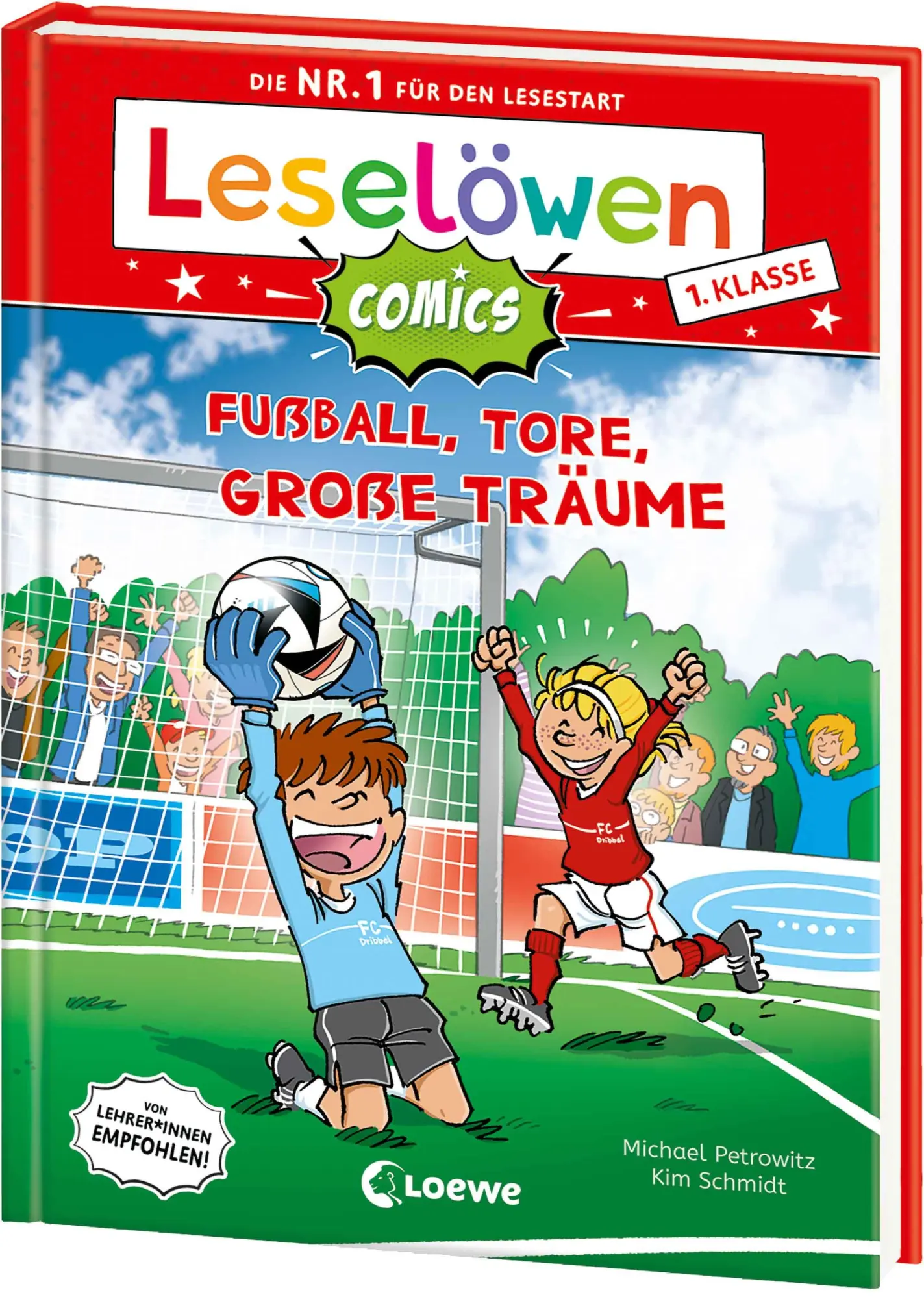 Cover: 9783743218932 | Leselöwen Comics 1. Klasse - Fußball, Tore, große Träume | Petrowitz