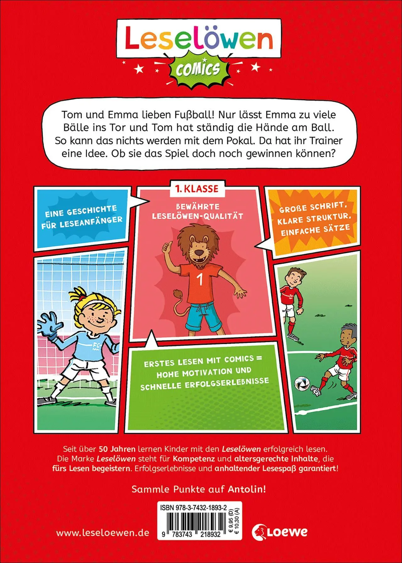 Bild: 9783743218932 | Leselöwen Comics 1. Klasse - Fußball, Tore, große Träume | Petrowitz