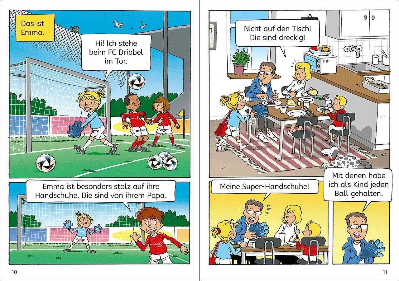 Bild: 9783743218932 | Leselöwen Comics 1. Klasse - Fußball, Tore, große Träume | Petrowitz