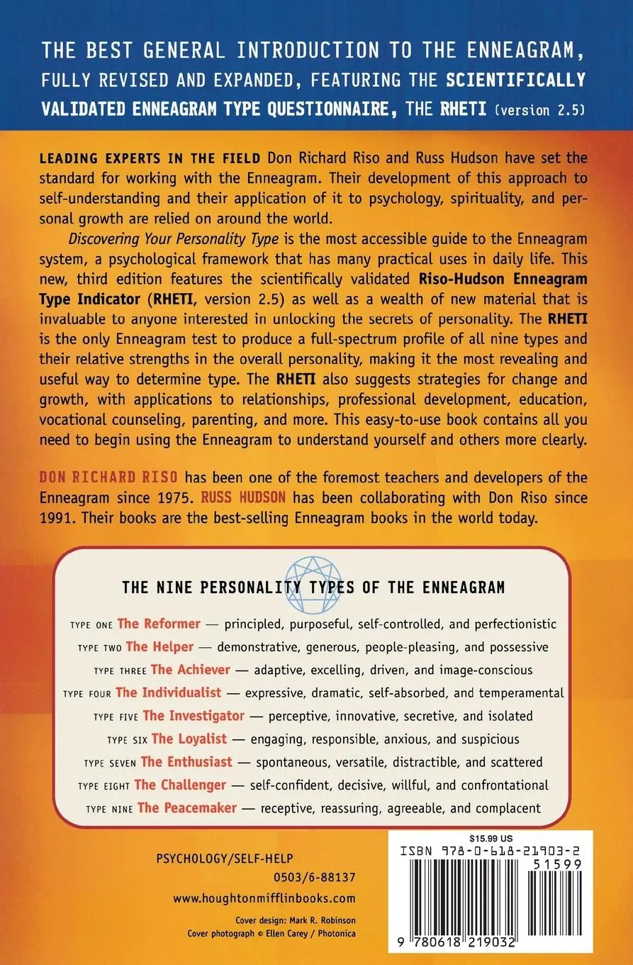 Rückseite: 9780618219032 | Discovering Your Personality Type | Don Riso | Taschenbuch | Paperback