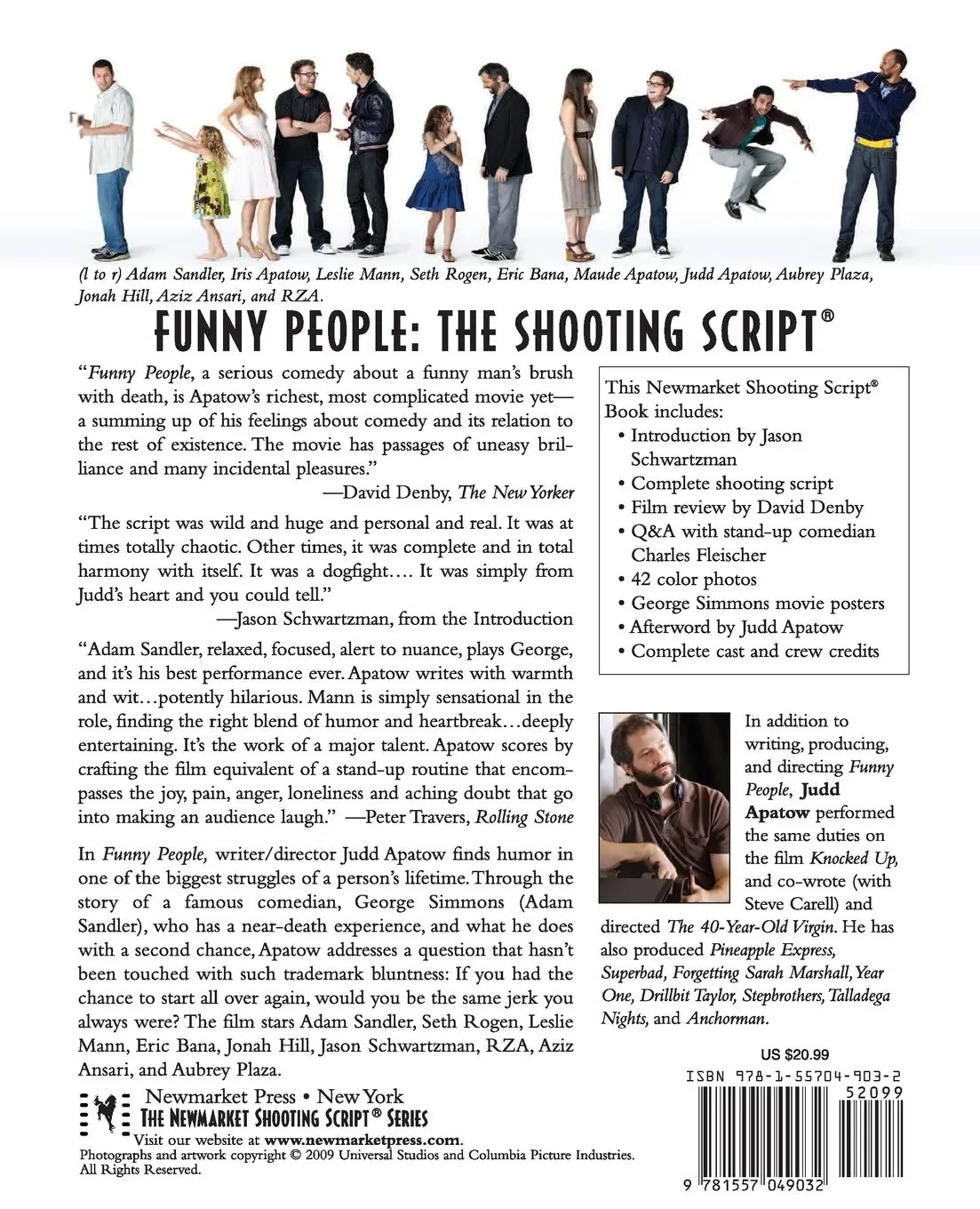 Rückseite: 9781557049032 | Funny People | Judd Apatow (u. a.) | Taschenbuch | Englisch | 2015
