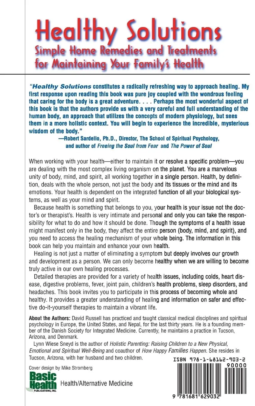 Rückseite: 9781681629032 | Healthy Solutions | A Guide to Simple Healing and Healthy Wisdom