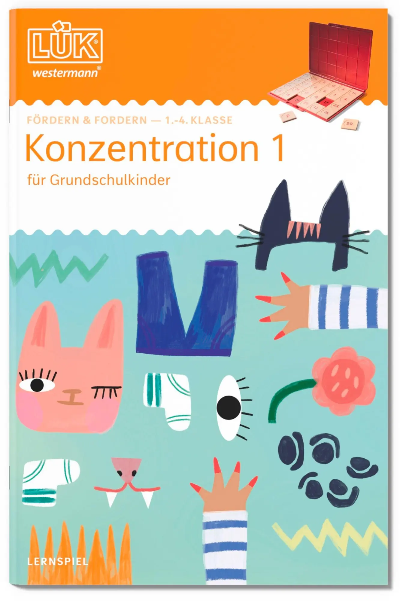 Cover: 9783072409032 | LÜK - 1./2./3./4. Klasse - Fördern &amp; Fordern Konzentration 1 | Junga