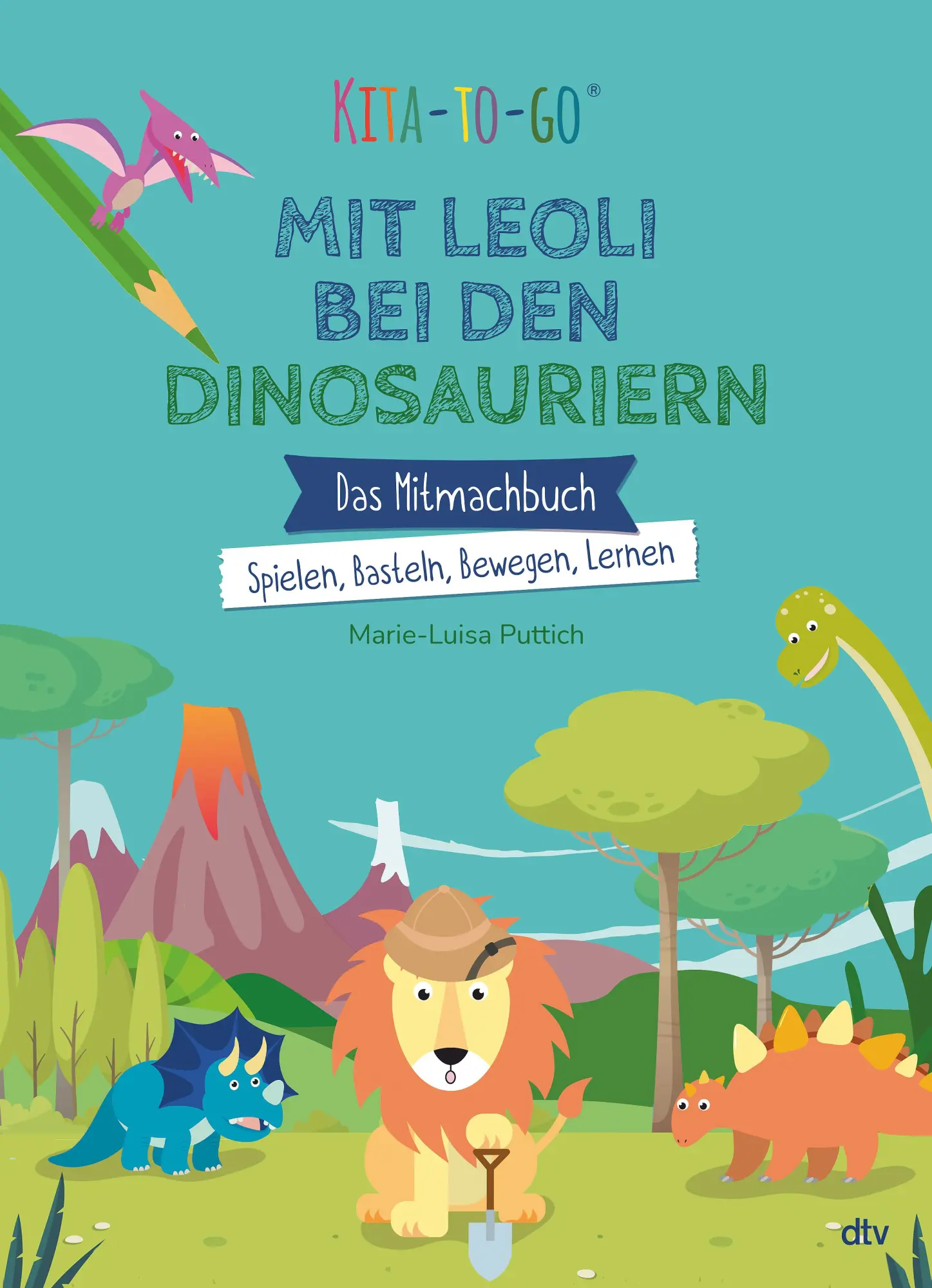 Cover: 9783423719032 | Kita-to-Go: Mit Leoli bei den Dinosauriern - Das Mitmachbuch -...