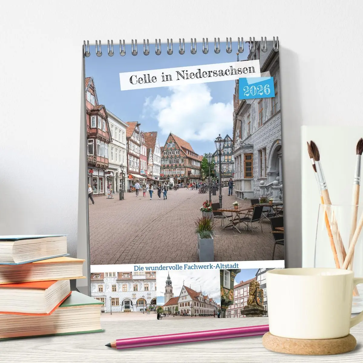 Bild: 9783516329032 | Celle in Niedersachsen (Tischkalender 2026 DIN A5 hoch), CALVENDO...