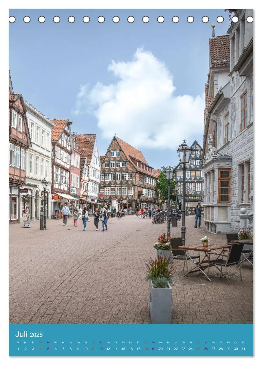 Bild: 9783516329032 | Celle in Niedersachsen (Tischkalender 2026 DIN A5 hoch), CALVENDO...