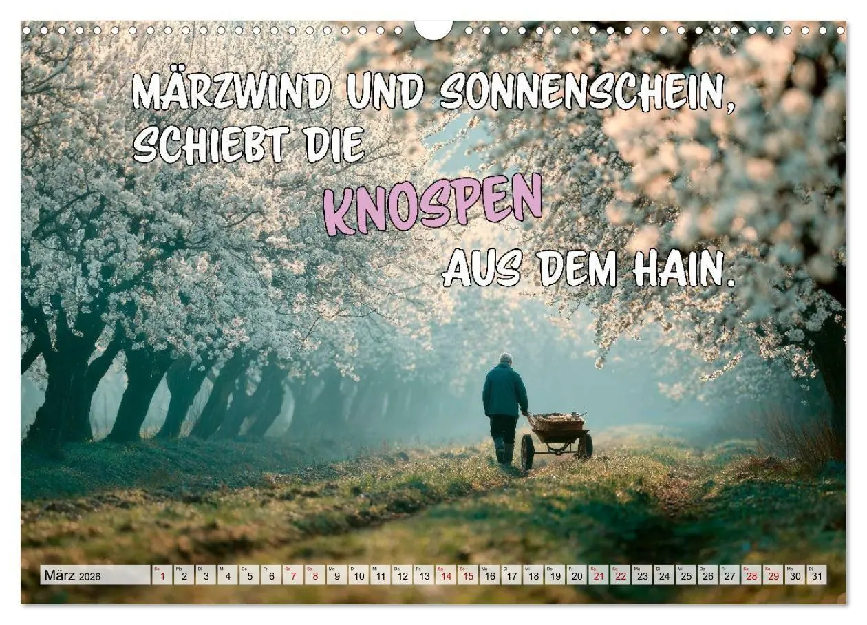 Bild: 9783516709032 | Bauernweisheiten - Stimmen der Natur (Wandkalender 2026 DIN A3...