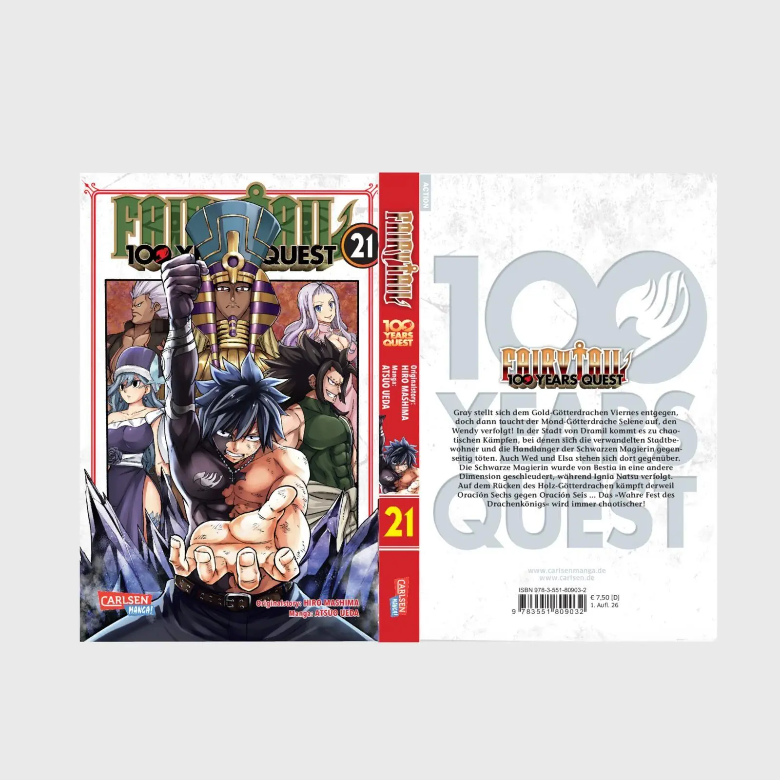 Bild: 9783551809032 | Fairy Tail - 100 Years Quest 21 | Hiro Mashima (u. a.) | Taschenbuch
