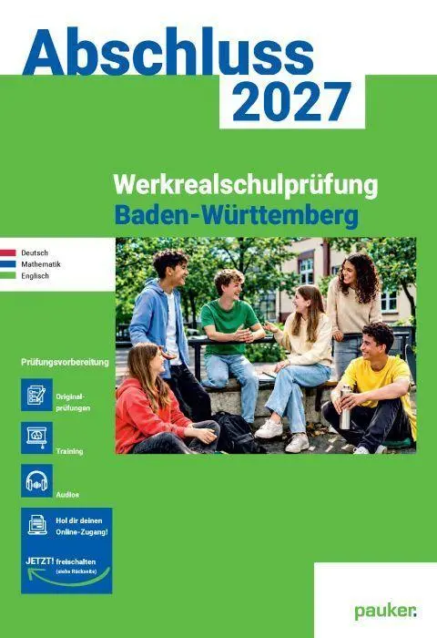 Cover: 9783889979032 | Werkrealschule Baden-Württemberg pauker Aufgabenband 2027 | Verlag