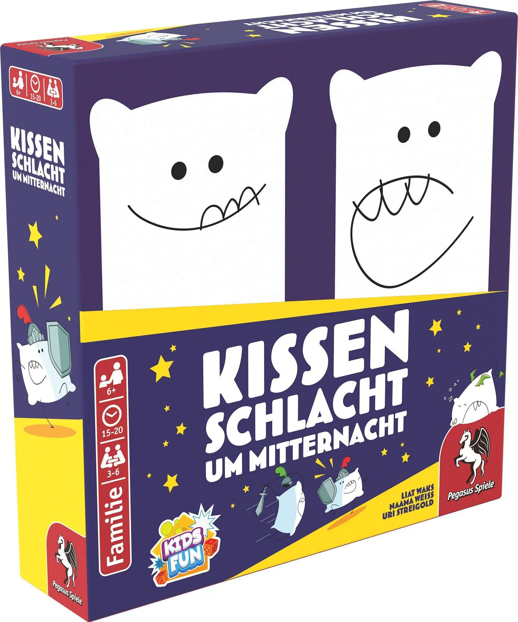 Cover: 4250231739132 | Kissenschlacht um Mitternacht | Uri Streigold | Spiel | 57136G | 2024