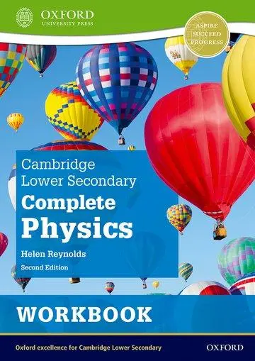 Cover: 9781382019132 | Cambridge Lower Secondary Complete Physics: Workbook (Second Edition)