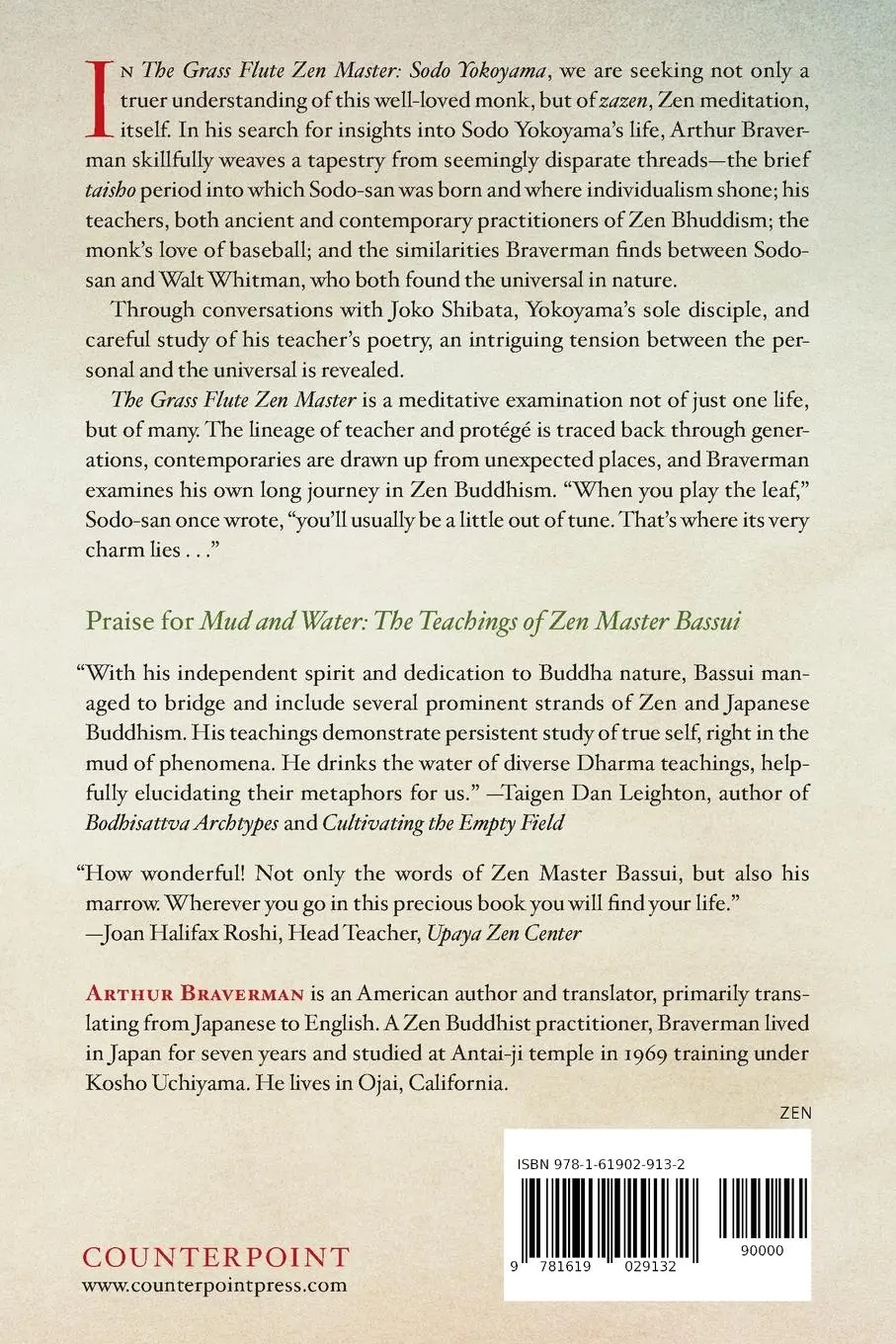 Rückseite: 9781619029132 | The Grass Flute Zen Master | Sodo Yokoyama | Arthur Braverman | Buch