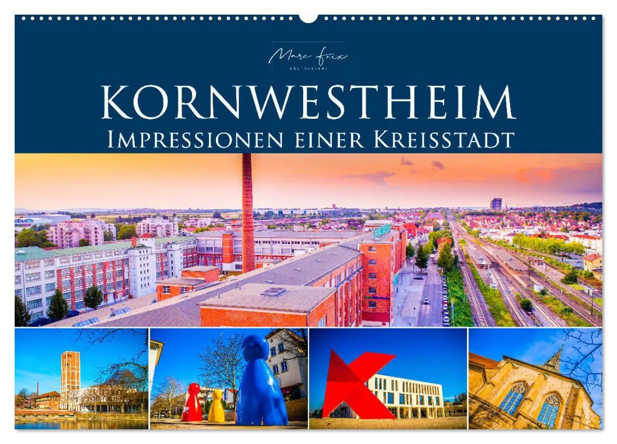 Cover: 9783457779132 | Kornwestheim - Impressionen einer Kreisstadt (Wandkalender 2026 DIN...