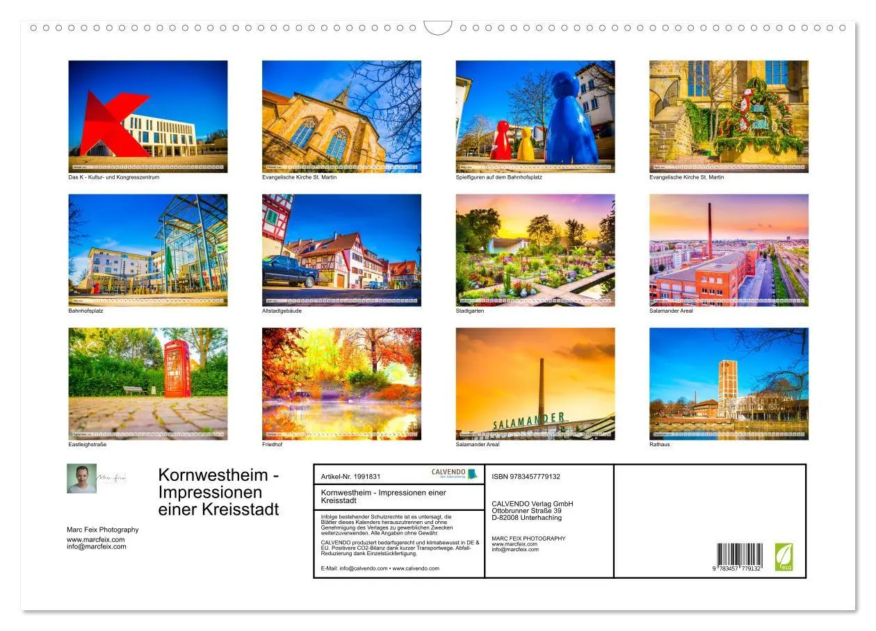 Bild: 9783457779132 | Kornwestheim - Impressionen einer Kreisstadt (Wandkalender 2026 DIN...