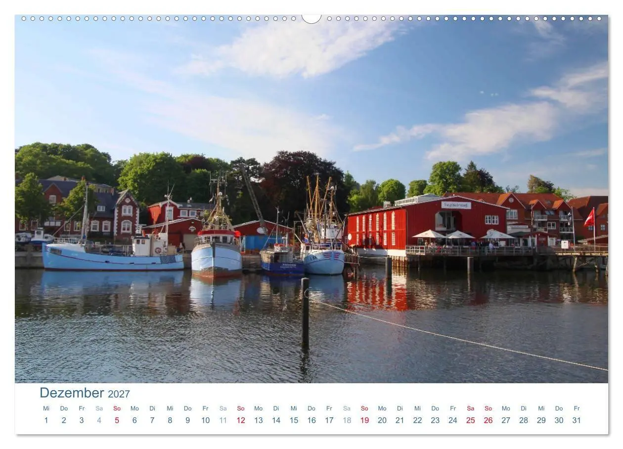 Bild: 9783594089132 | Eckernförde 2027. Impressionen rund um den Hafen (Wandkalender 2027...