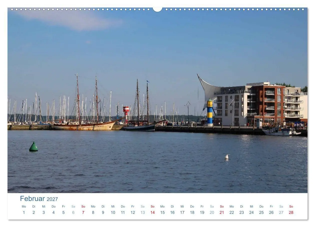 Bild: 9783594089132 | Eckernförde 2027. Impressionen rund um den Hafen (Wandkalender 2027...