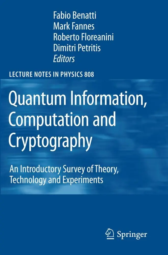 Cover: 9783642119132 | Quantum Information, Computation and Cryptography | Benatti (u. a.)