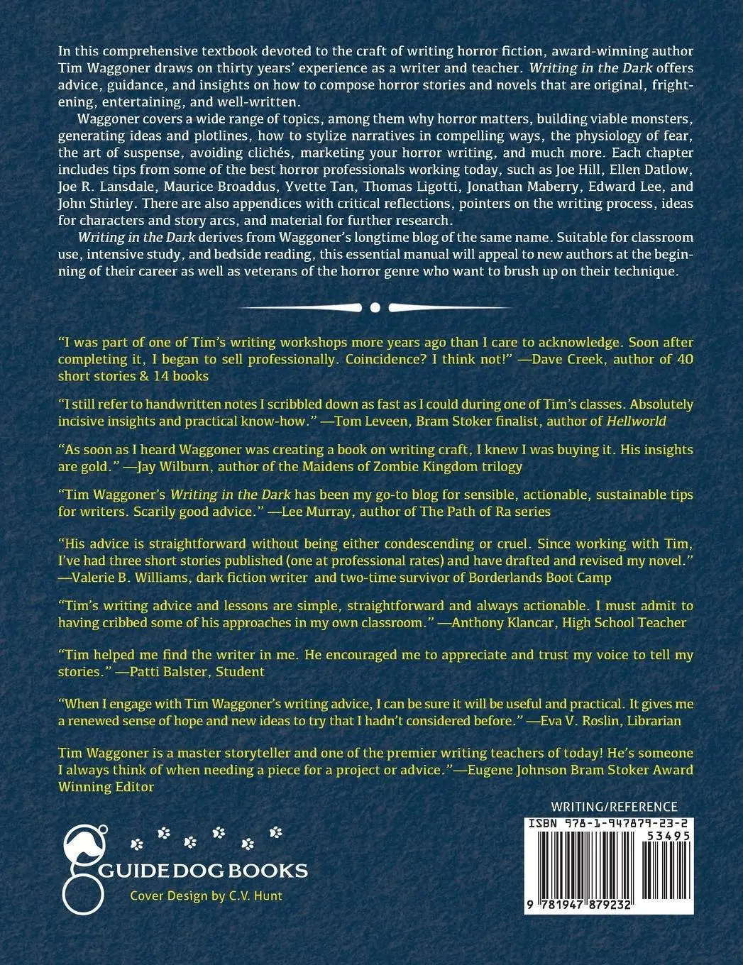 Rückseite: 9781947879232 | Writing in the Dark | Tim Waggoner | Buch | Englisch | 2020