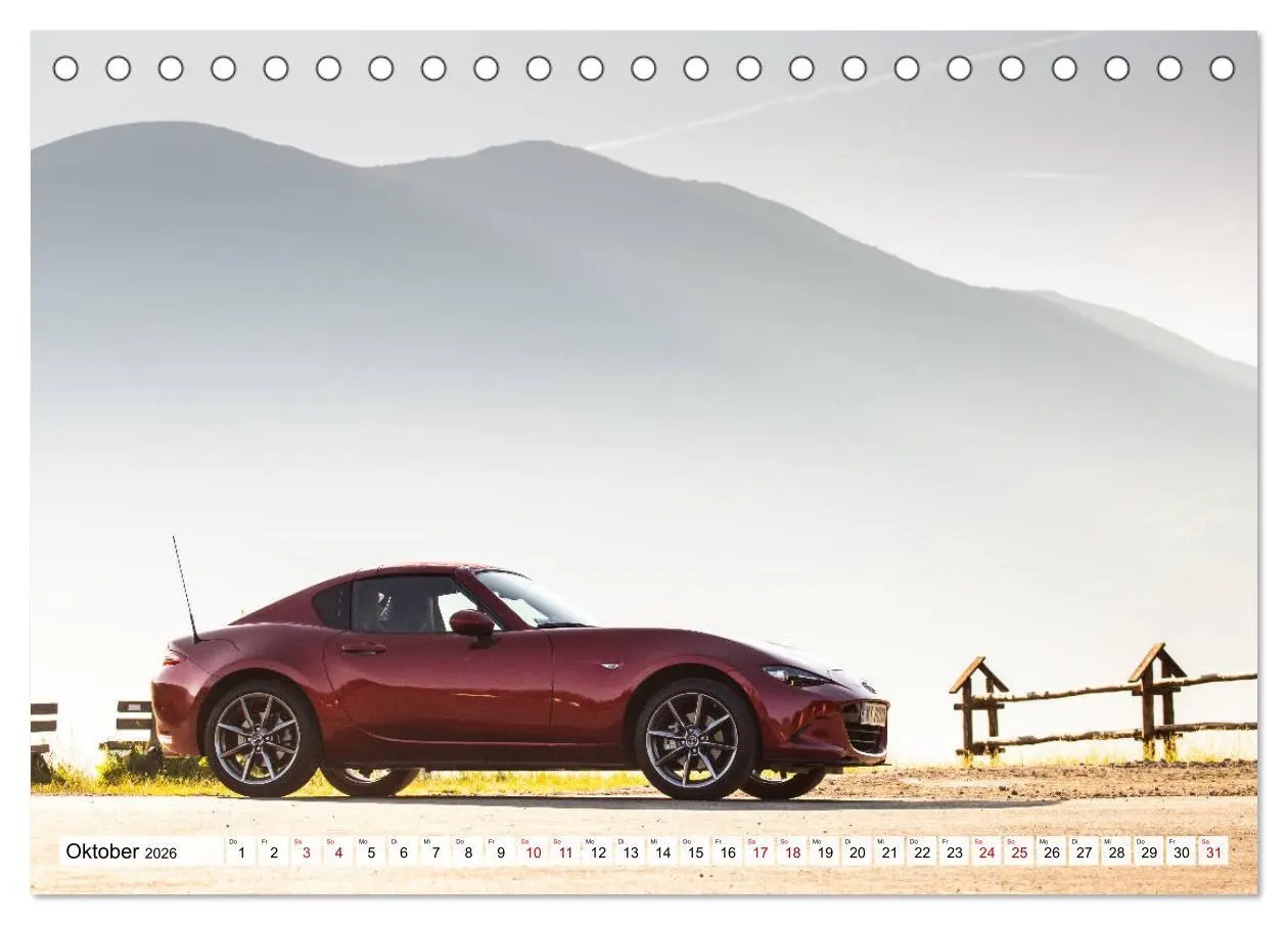 Bild: 9783457769232 | Ich liebe Miata (Tischkalender 2026 DIN A5 quer), CALVENDO...