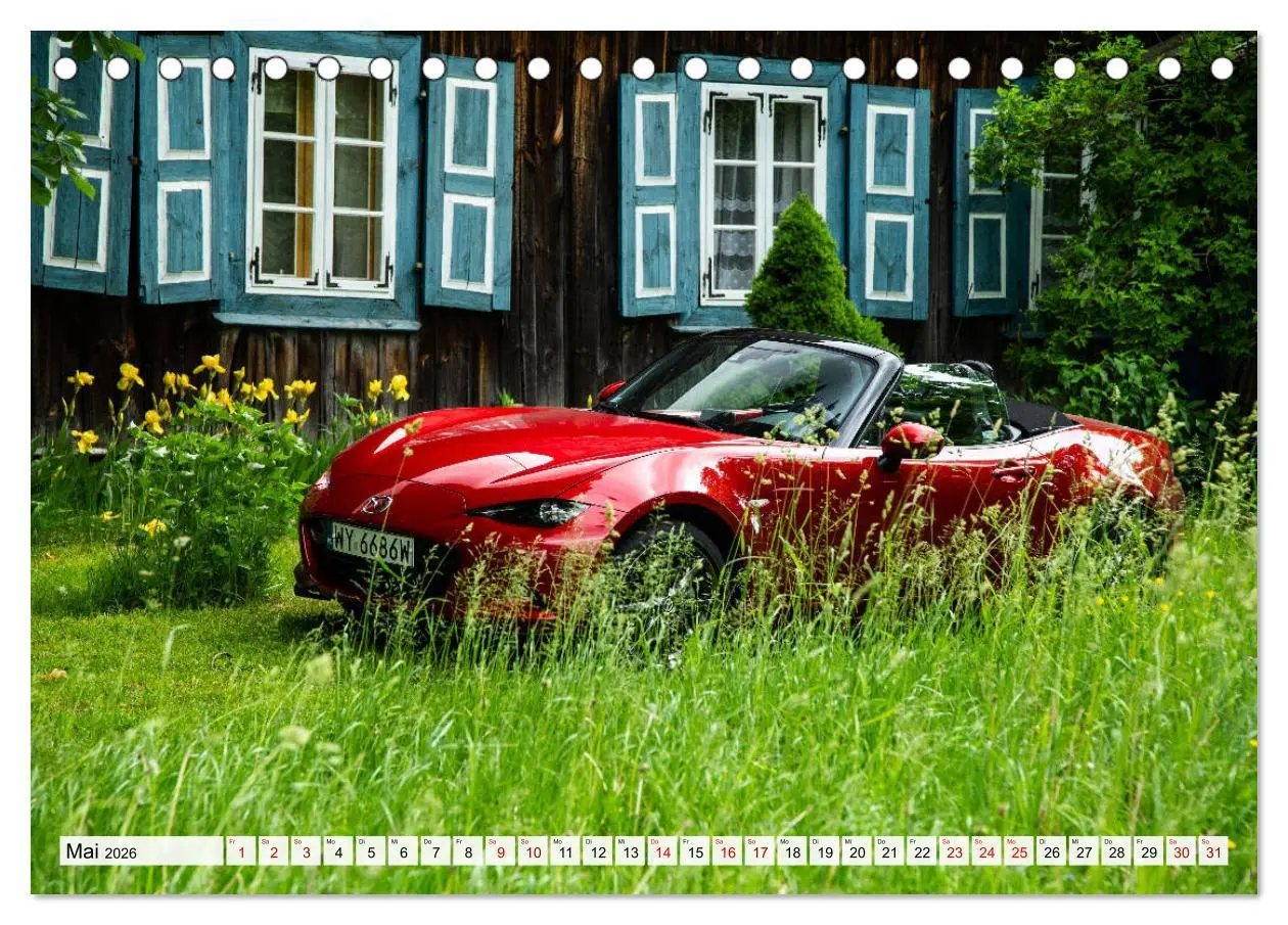Bild: 9783457769232 | Ich liebe Miata (Tischkalender 2026 DIN A5 quer), CALVENDO...