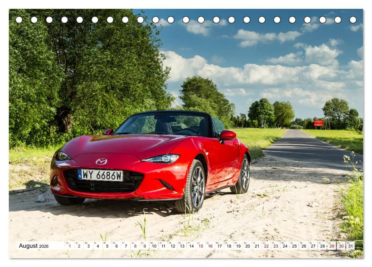Bild: 9783457769232 | Ich liebe Miata (Tischkalender 2026 DIN A5 quer), CALVENDO...