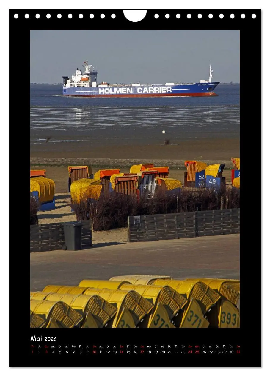 Bild: 9783516479232 | Cuxhaven (Wandkalender 2026 DIN A4 hoch), CALVENDO Monatskalender