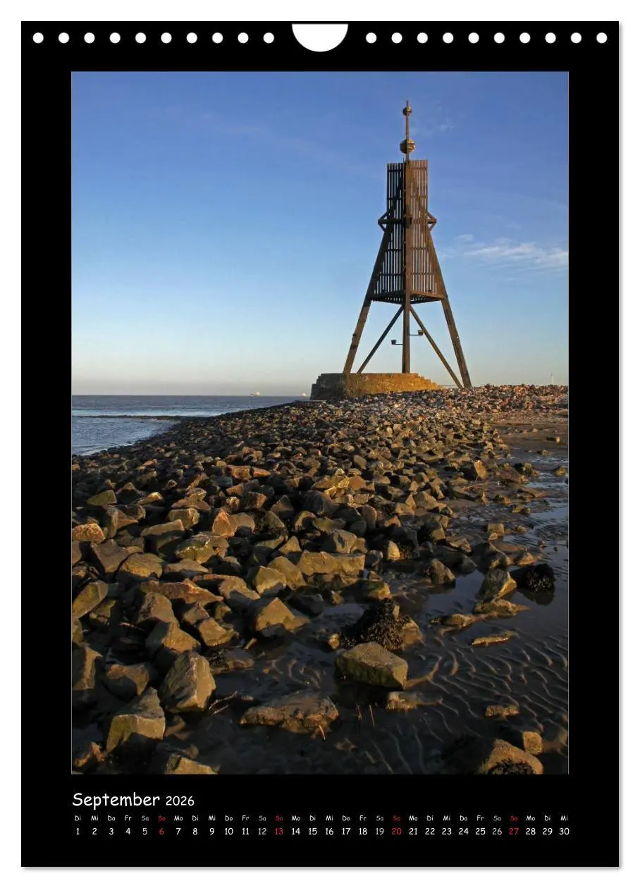 Bild: 9783516479232 | Cuxhaven (Wandkalender 2026 DIN A4 hoch), CALVENDO Monatskalender