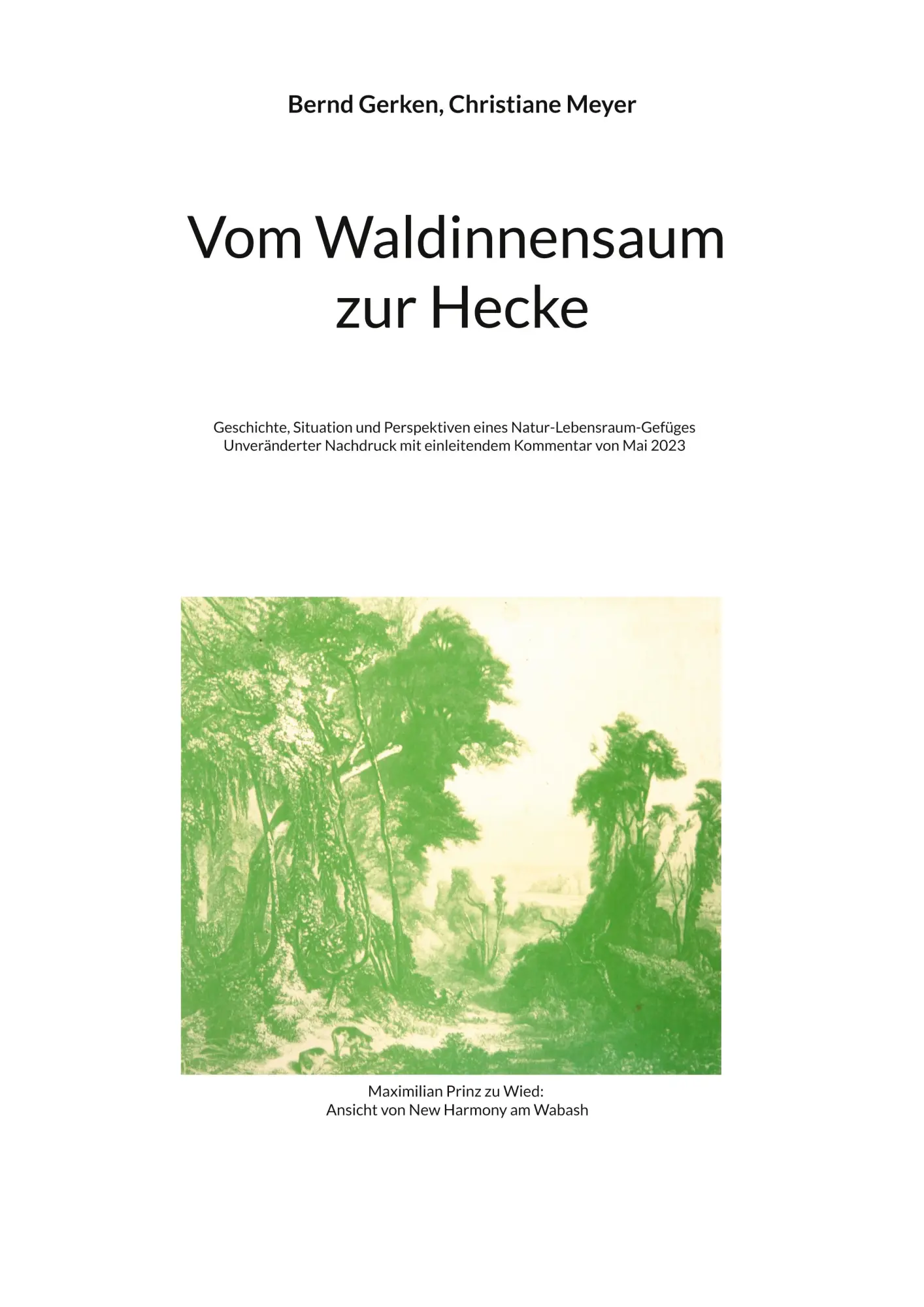 Cover: 9783757809232 | Vom Waldinnensaum zur Hecke | Europäische Landschaftsentwicklung 2